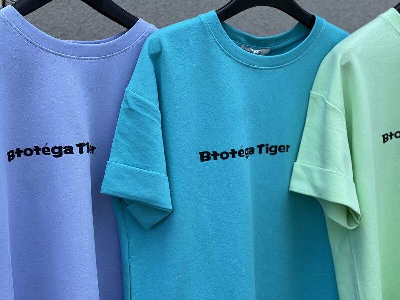 T-krekls oversize stilā “tiger”
